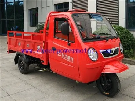 Tricicle de càrrega davanter per a adults motoritzat de 3 rodes